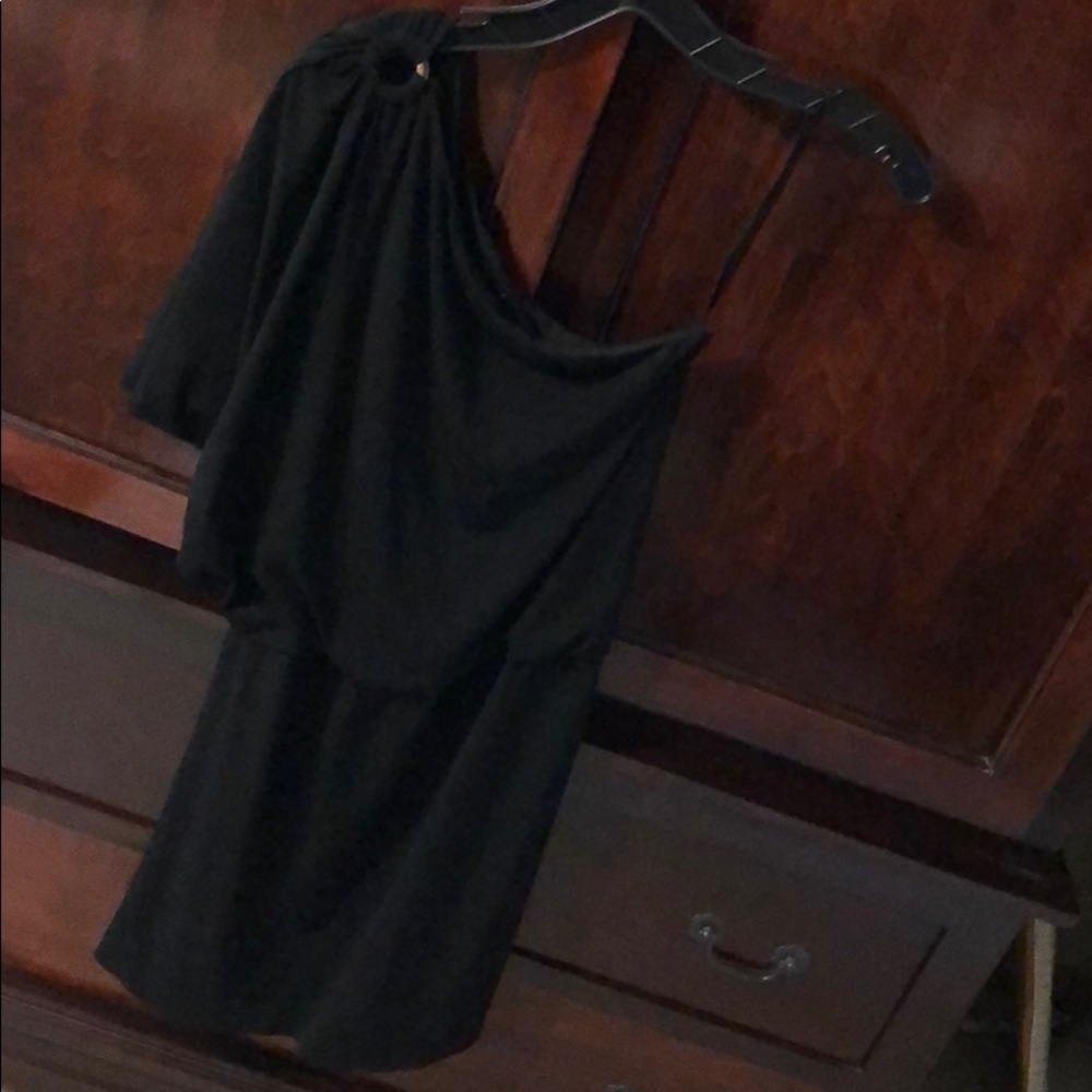 One shoulder mini dress